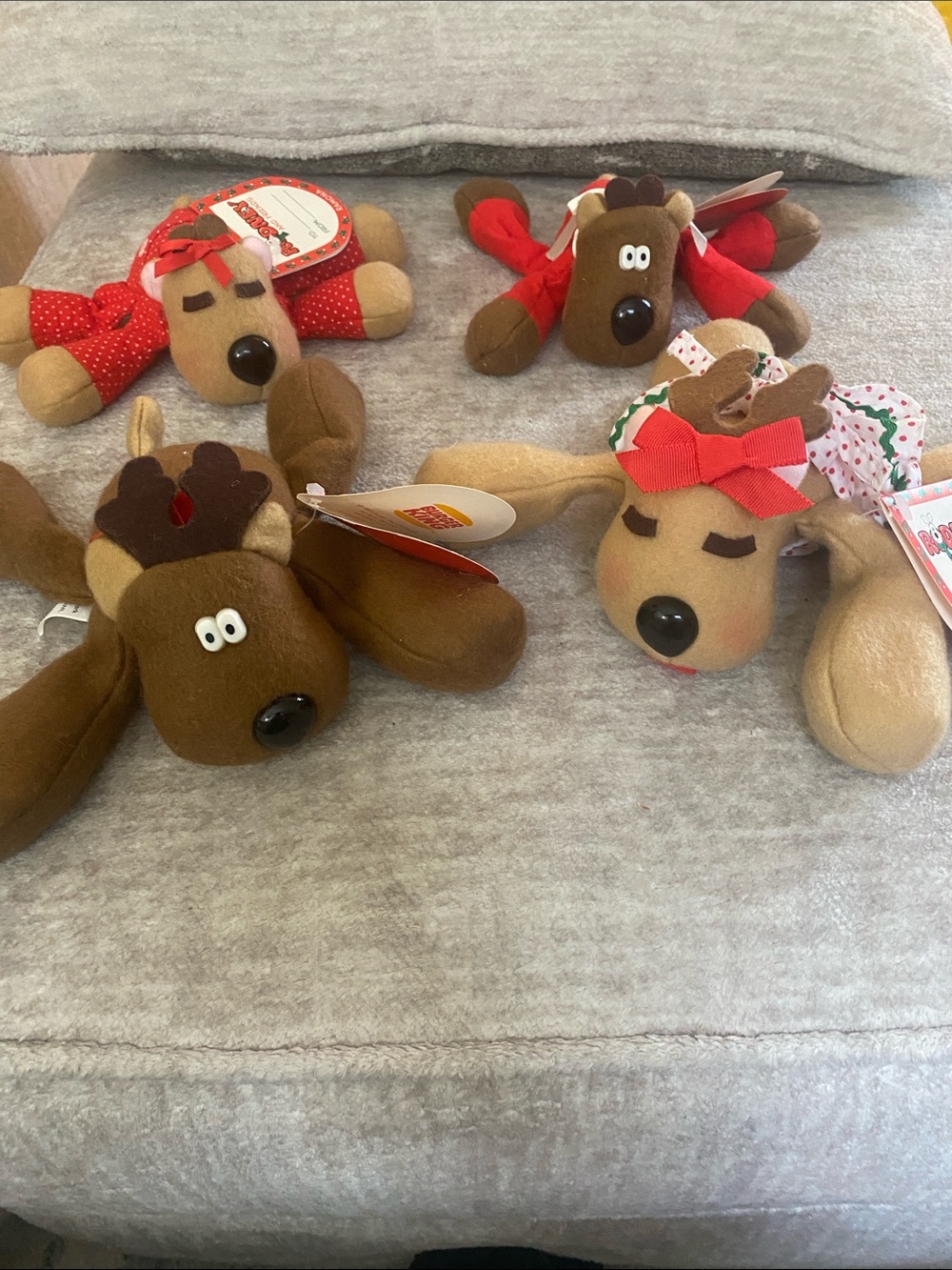 Vintage Christmas Hallmark 1986 Rodney Reindeer and Friends Collection